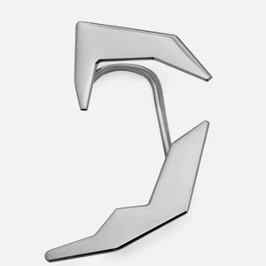 Vitaly Feedback Ear Cuff Earring in Stainless Steel Size Small Left Ear Edgy